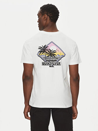 Quiksilver EQYZT08095-908 Palm Square Ss Erkek Spor Tişört