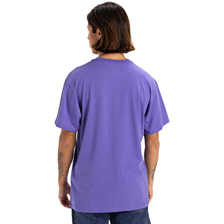 Retro Fade Erkek Mor Günlük Stil T-Shirt EQYZT08058-PMG0