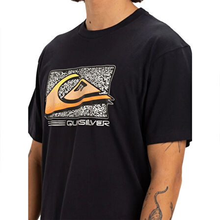 Quiksilver Retro Fade Ss Erkek Siyah Tişört EQYZT08058 Siyah