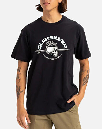 Quiksilver EQYZT08056-KVJ0 Skull Lines Ss Erkek Spor Tişört
