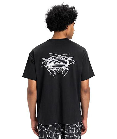 Quiksilver EQYZT08016-KVJ0 Mercury Chrome Lightning Tee Erkek Spor Tişört