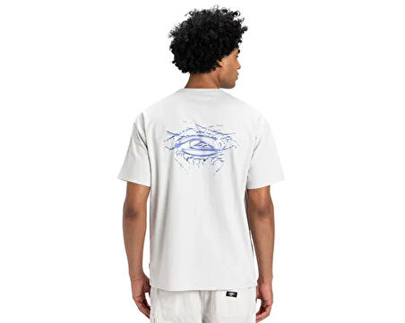 Quiksilver Mercury Chrome Lightning Tee Erkek Günlük Tişört EQYZT08016-32120 Gri