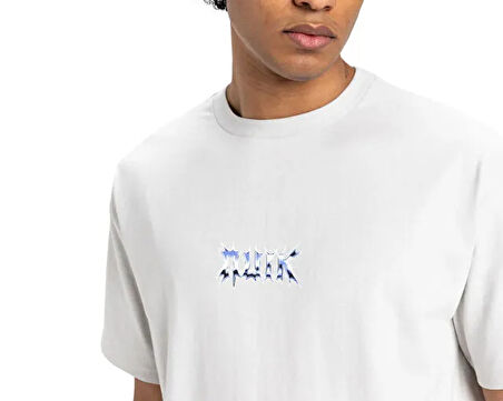 Quiksilver Mercury Chrome Lightning Tee Erkek Günlük Tişört EQYZT08016-32120 Gri