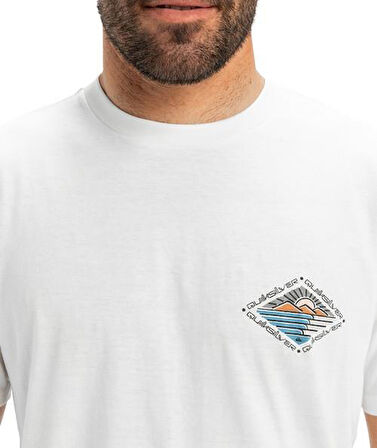 Quiksilver EQYZT08038-WBK0 Evo Future islands Ss Erkek Spor Tişört