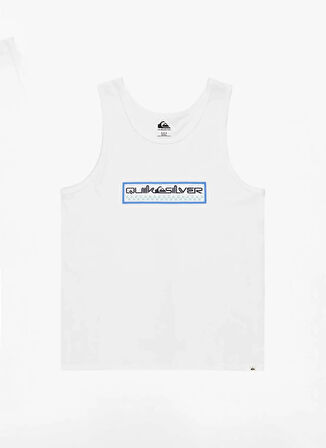 EQYZT08047 EV SUN DAGGER TANK Beyaz O Yaka Normal Kalıp Baskılı Erkek Atlet