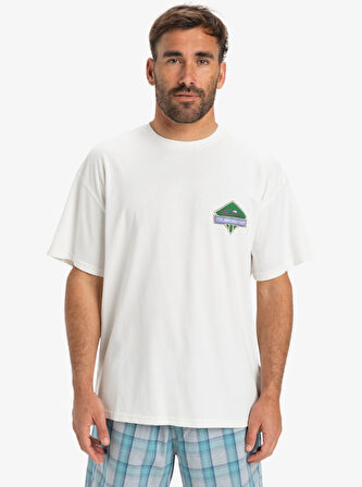 Quiksilver Crystal Jet Erkek Beyaz Tişört EQYZT08023 Beyaz