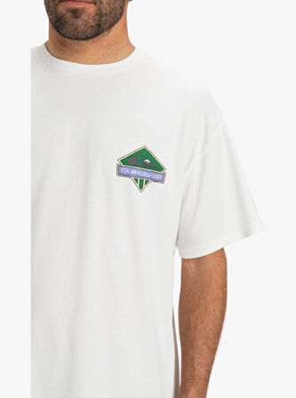 Quiksilver Crystal Jet Erkek Beyaz Tişört EQYZT08023 Beyaz
