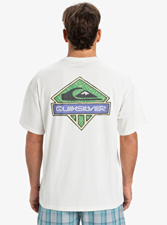 Quiksilver Crystal Jet Erkek Beyaz Tişört EQYZT08023 Beyaz