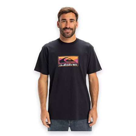 Quiksilver Eqyzt08045 Ev Gradient Box Ss Lacivert Erkek T-Shirt