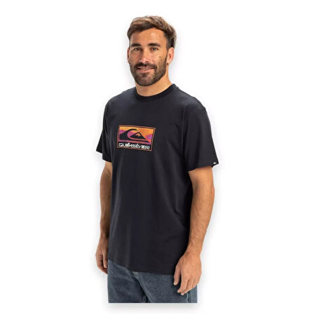 Quiksilver Eqyzt08045 Ev Gradient Box Ss Lacivert Erkek T-Shirt