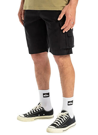 EQYWS03881 CRUCIAL BATTLE CARGO Siyah Standart Fit Erkek Şort