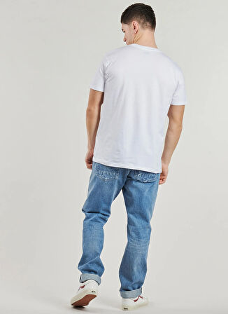 EQYZT08065 SUN FADED SS Beyaz Bisiklet Yaka Normal Kalıp Baskılı Erkek T-Shirt