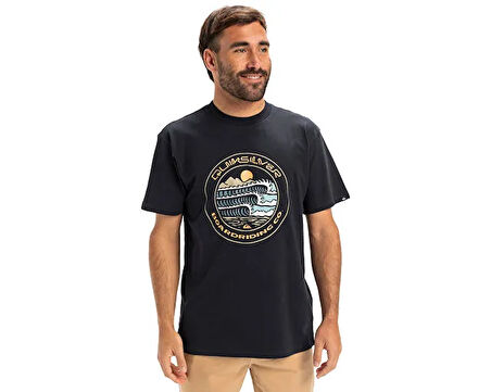 Quiksilver Ev Three Seas Ss Erkek Günlük Tişört EQYZT08051-KTP0 Lacivert