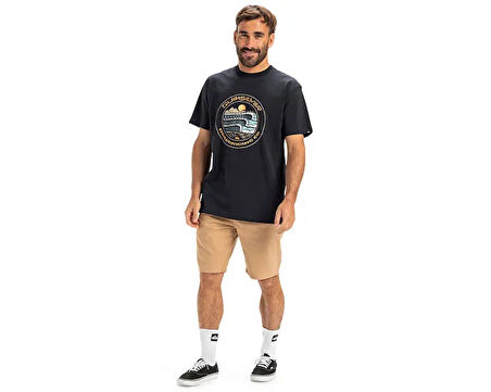 Quiksilver Ev Three Seas Ss Erkek Günlük Tişört EQYZT08051-KTP0 Lacivert