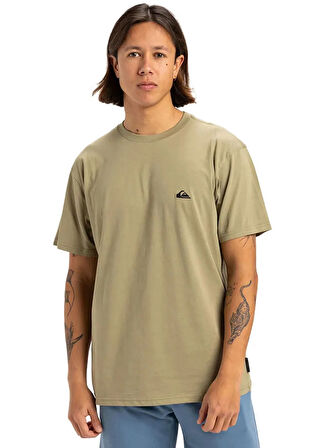 EQYZT07711 BASIC SS TEE YOUNG MEN Haki Bisiklet Yaka Normal Kalıp Erkek T-Shirt