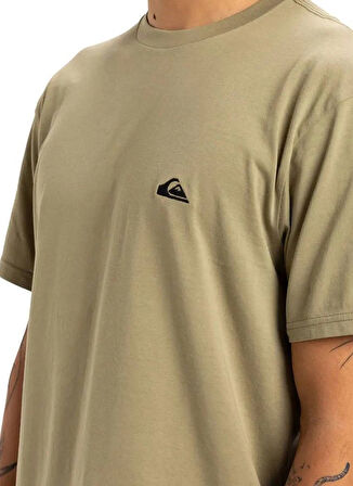 EQYZT07711 BASIC SS TEE YOUNG MEN Haki Bisiklet Yaka Normal Kalıp Erkek T-Shirt