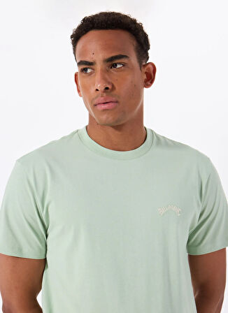 Billabong ARCH CREW SS EBYKT00100 Yeşil Bisiklet Yaka Regular Fit Düz Erkek T-Shirt