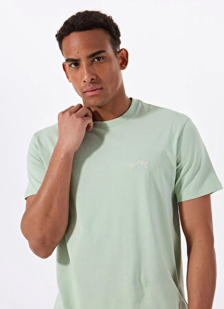 Billabong ARCH CREW SS EBYKT00100 Yeşil Bisiklet Yaka Regular Fit Düz Erkek T-Shirt