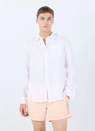 EQYJV04141 SPL FINELINE VOLLEY 15 Somon Normal Bel Standart Kalıp Erkek Şort Mayo