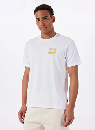 Billabong CRAYON WAVE SS EBYZT00292 Beyaz Bisiklet Yaka Regular Fit Düz Erkek T-Shirt