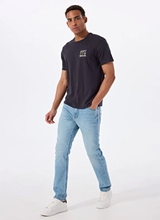 Billabong APPROACH SS EBYZT00298 Lacivert Bisiklet Yaka Regular Fit Düz Erkek T-Shirt