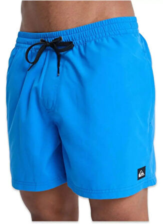 EQYJV04139 SPL FLORAL VOLLEY 15 Mavi Normal Bel Standart Kalıp Erkek Şort Mayo
