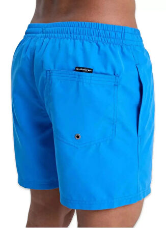 EQYJV04139 SPL FLORAL VOLLEY 15 Mavi Normal Bel Standart Kalıp Erkek Şort Mayo