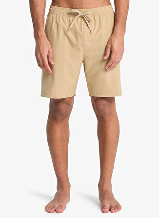 EQYHY03883 TAXER AMPHIBIAN 18 Bej Normal Bel Standart Kalıp Erkek Şort Mayo