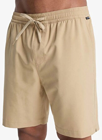 EQYHY03883 TAXER AMPHIBIAN 18 Bej Normal Bel Standart Kalıp Erkek Şort Mayo