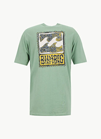 Billabong STAMP SS EBYZT00293 Yeşil Bisiklet Yaka Regular Fit Düz Erkek T-Shirt