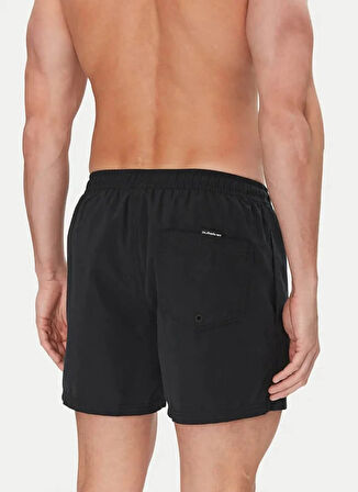 EQYJV04141 SPL FINELINE VOLLEY 15 Siyah Normal Bel Standart Kalıp Erkek Şort Mayo
