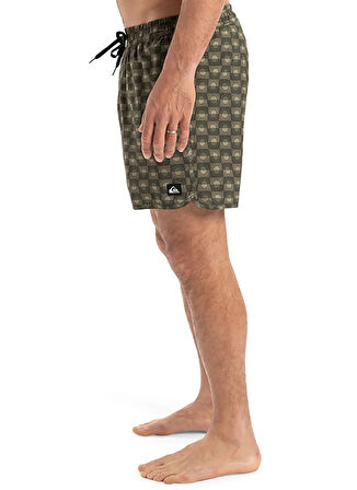 EQYJV04108 SURFSILK SCALLOP VOLLEY Yeşil Normal Bel Standart Kalıp Erkek Şort Mayo