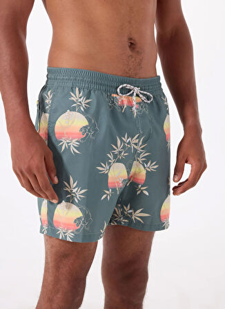 Billabong VACAY LB EBYJV00144 Haki Regular Fit Düz Erkek Şort Mayo