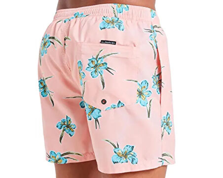 Quiksilver Everyday Straight Volley 15 Erkek Yüzme Şortu EQYJV04121-MEF7 Pembe