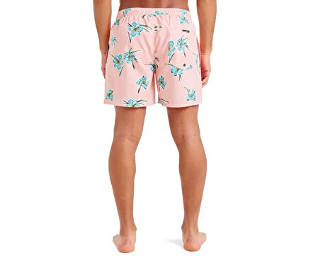 Quiksilver Everyday Straight Volley 15 Erkek Yüzme Şortu EQYJV04121-MEF7 Pembe