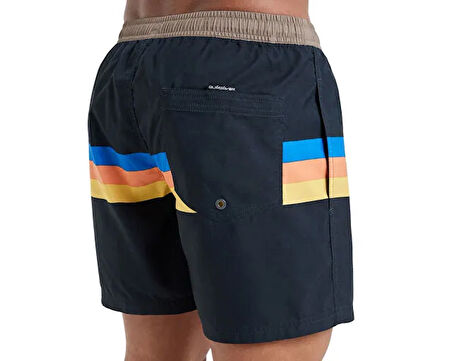 Quiksilver Everyday Straıght Volley 15 Erkek Yüzme Şortu EQYJV04121-BLRS Siyah