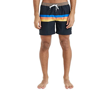 Quiksilver Everyday Straıght Volley 15 Erkek Yüzme Şortu EQYJV04121-BLRS Siyah