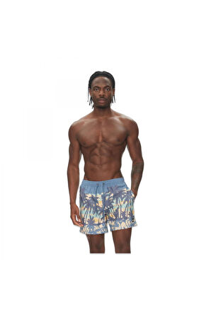 Quiksilver Eqyjv04121 Everyday Straight Volley 15 Açık Mavi Erkek Şort