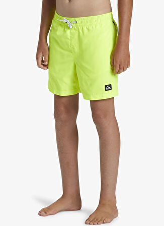 Quiksilver Yeşil Erkek Çocuk Şort Mayo EQBJV03517-EVERYDAY SOLID VOLLEY YT