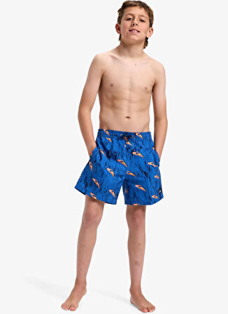 Quiksilver Mavi Erkek Çocuk Şort Mayo EQBJV03514-NEXT GEN VOLLEY YTH 14