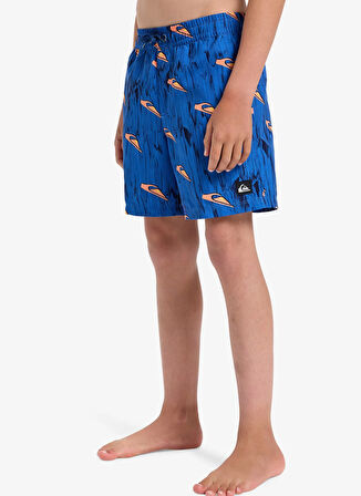 Quiksilver Mavi Erkek Çocuk Şort Mayo EQBJV03514-NEXT GEN VOLLEY YTH 14