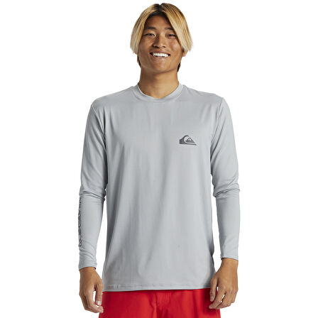 Everyday Surf Erkek Gri Güneş Korumalı T-Shirt AQYWR03136-QUA