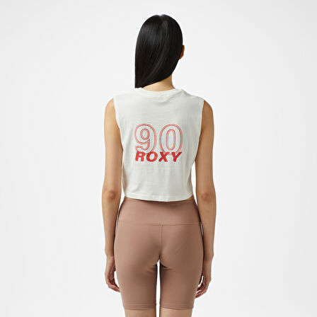 Roxy Essential Energy Boxy Kadın Beyaz Atlet