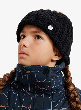 Roxy Jetty Gırl Jk Kız Çocuk Anthracite - Stripe_1 Snowboard Ceketi Ergtj03199-6455