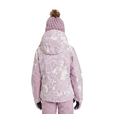 Roxy Free Jet Gırl Jk Orchid Smoke - Plaid_2 Kız Çocuk Snowboard Ceketi Ergtj03198-mgq2