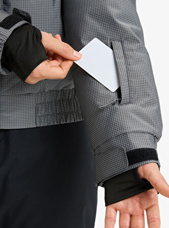 Roxy Snow Shımmer Jk Kadın Anthracite - Solid Snowboard Ceketi Erjtj03544-11793