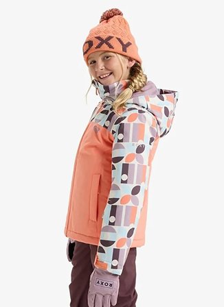 Quiksilver Çok Renkli Kız Çocuk Kayak Montu ERGTJ03200-GALAXY GIRL JK