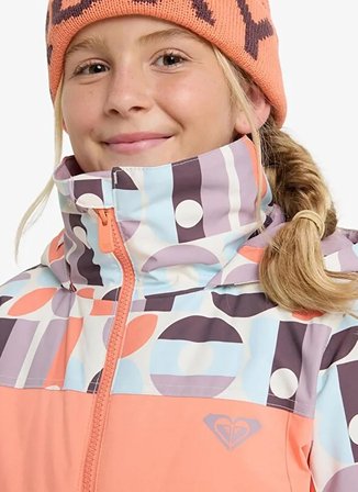 Quiksilver Çok Renkli Kız Çocuk Kayak Montu ERGTJ03200-GALAXY GIRL JK