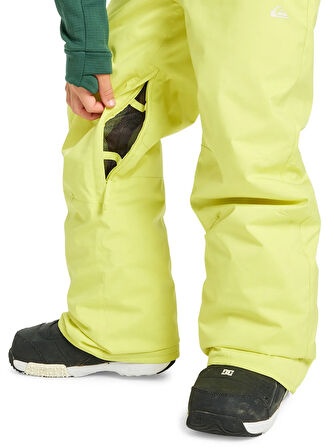 Quiksilver Normal Bel Sarı Erkek Çocuk Kayak Pantolonu EQBTP03059-ESTATE YOUTH PT