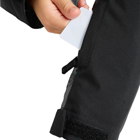 Quıksılver Sıde Hıt Prınted Youth Jk Anthracite - Plaid_1 Çocuk Snowboard Ceketi Eqbtj03220-6456